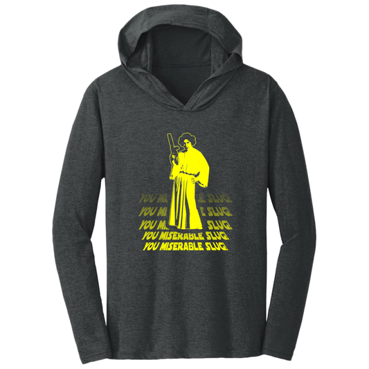 ArtichokeUSA Custom Design. You Miserable Slug. Carrie Fisher Tribute. Star Wars / Blues Brothers Fan Art. Triblend T-Shirt Hoodie