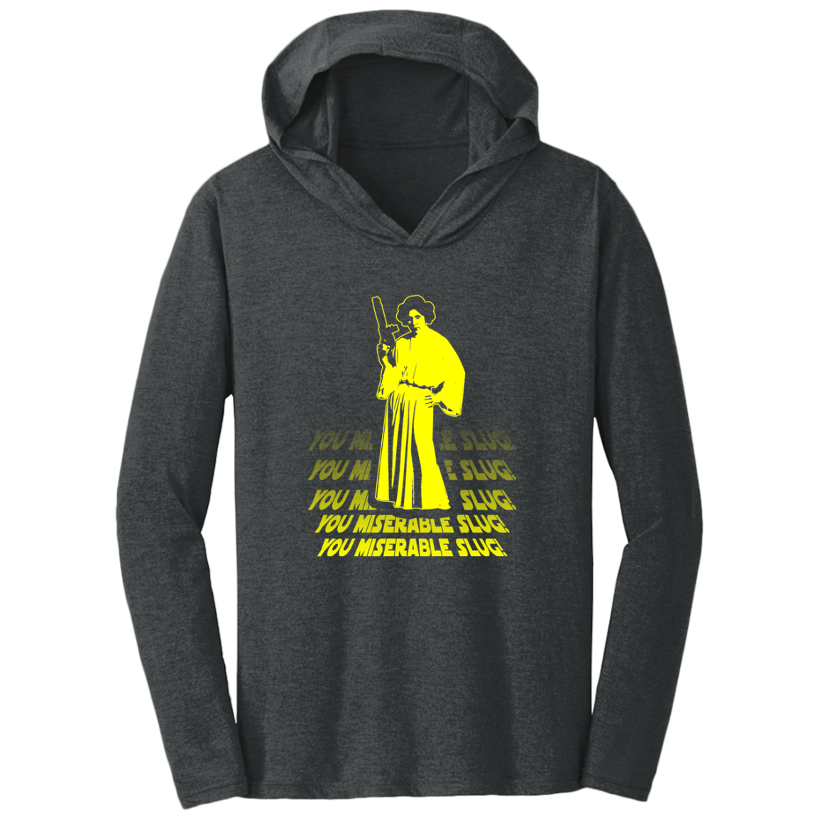 ArtichokeUSA Custom Design. You Miserable Slug. Carrie Fisher Tribute. Star Wars / Blues Brothers Fan Art. Triblend T-Shirt Hoodie