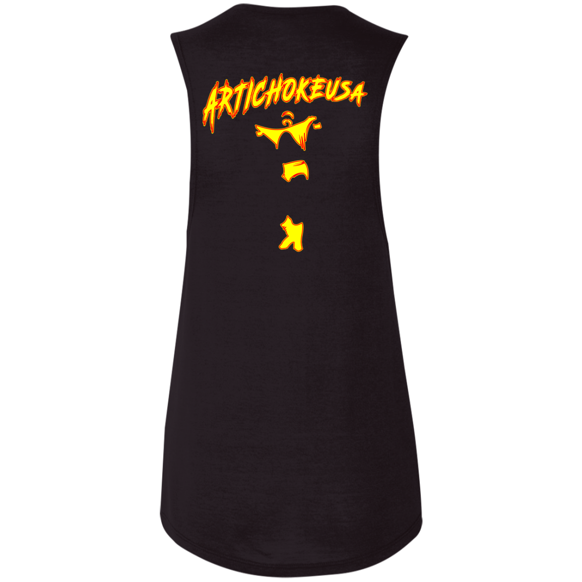 ArtichokeUSA Character and Font Design. Let’s Create Your Own Design Today. Fan Art. The Hulkster. Ladies' Flowy Muscle Tank