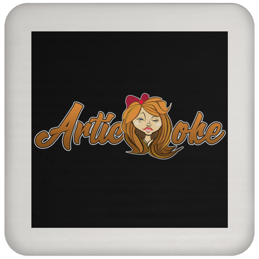 ArtichokeUSA custom design with text #14. Coaster