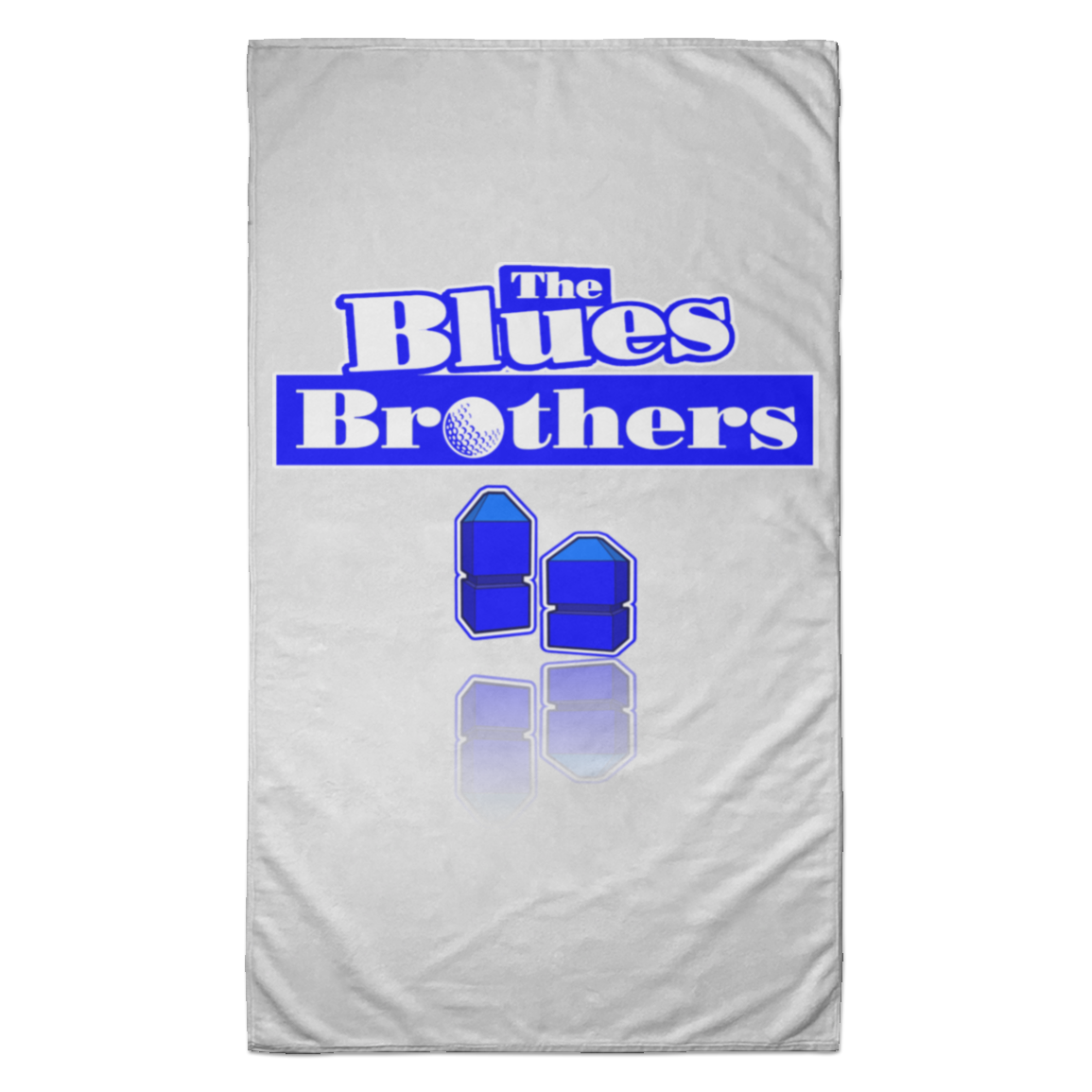 OPG Custom Design #3. Blue Tees Blues Brothers Fan Art. Towel - 35x60