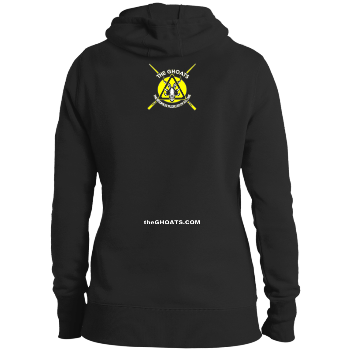 The GHOATS Custom Design #7. Rack Break Run Repeat. Ying Yang. Ladies' Pullover Hoodie