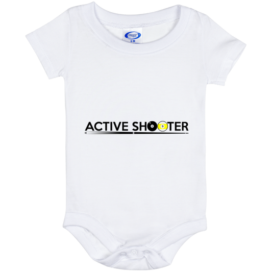 The GHOATS Custom Design #1. Active Shooter. Baby Onesie 6 Month