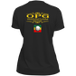 OPG Custom Design #22. One Putt / One Love Parody with Fan Art. Female Edition. Ladies’ 100% polyester V-Neck Tee