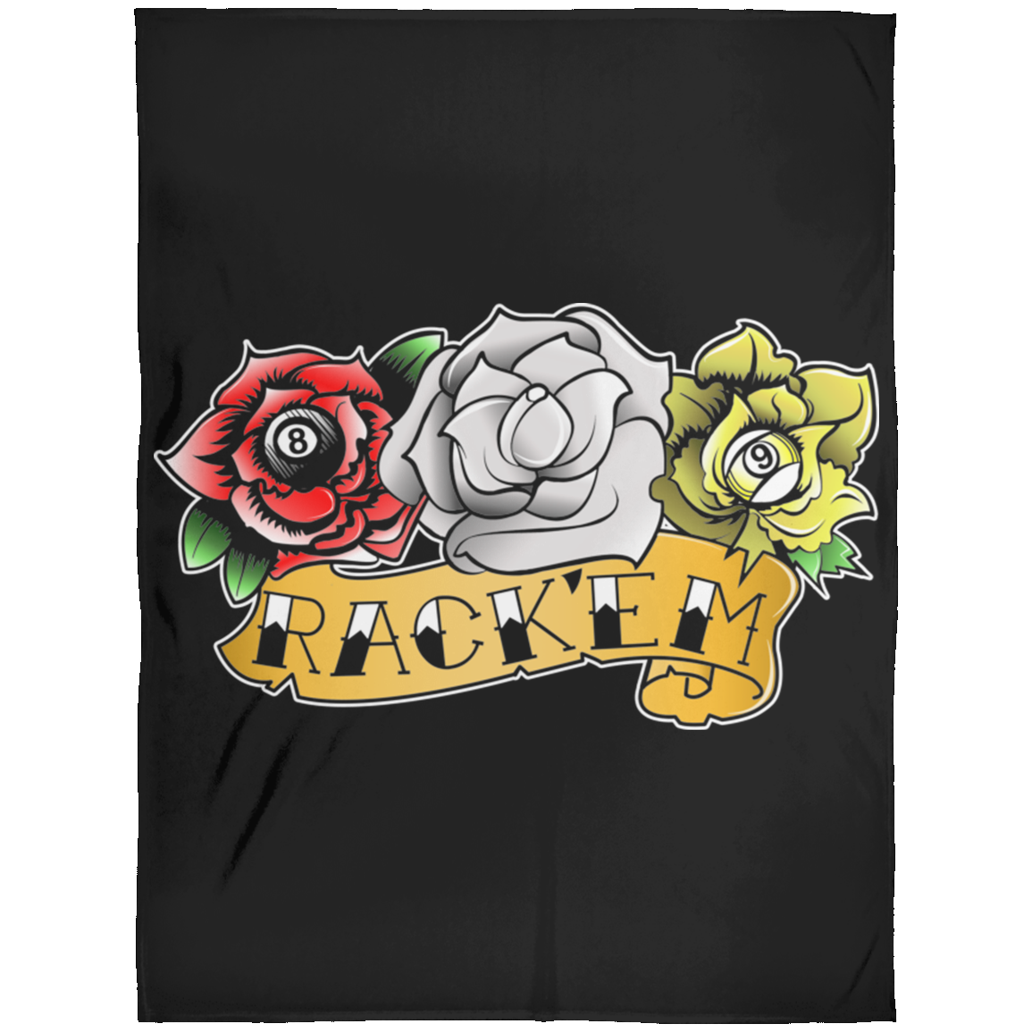 The GHOATS Custom Design. #28 Rack Em'. Fleece Blanket 60x80