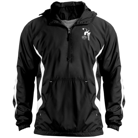 OPG Custom Design #10. Flag Pole. 100% Polyester Shell Color Block Raglan Anorak
