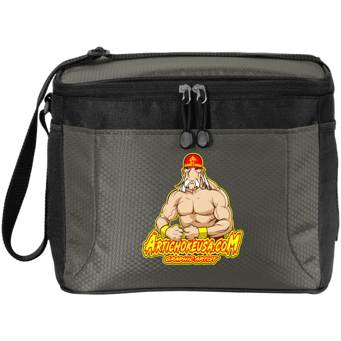 ArtichokeUSA Character and Font Design. Let’s Create Your Own Design Today. Fan Art. The Hulkster. 12-Pack Cooler