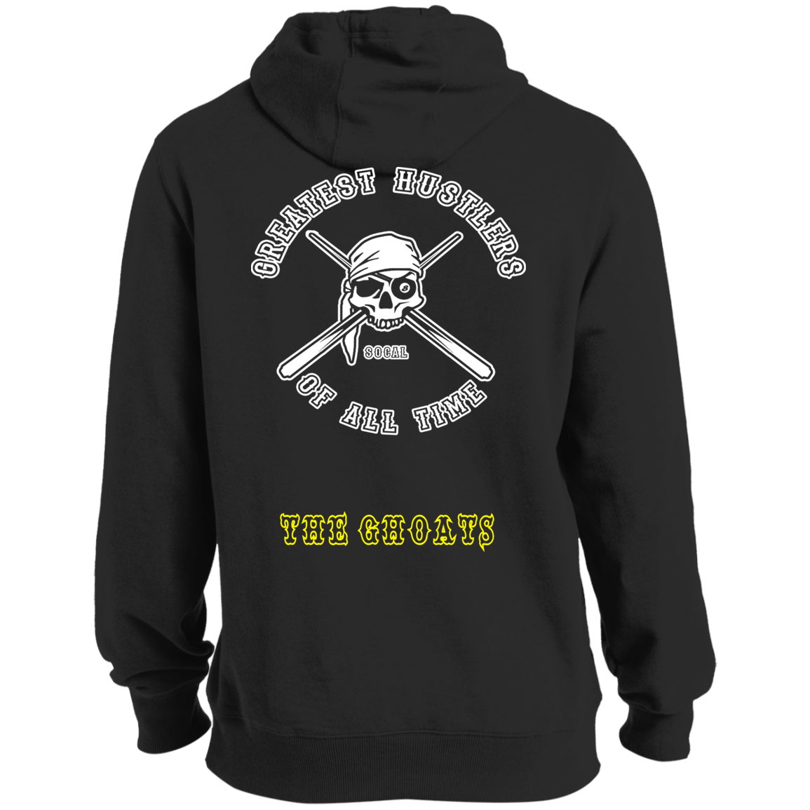 The GHOATS Custom Design. #4 Motorcycle Club Style. Ver 1/2. Ultra Soft Pullover Hoodie