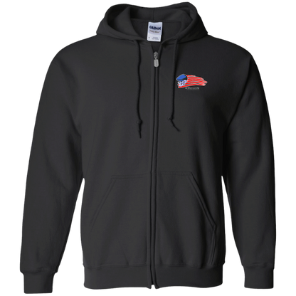 OPG Custom Design #12. Golf America. Male Edition. Zip Up Hooded Sweatshirt