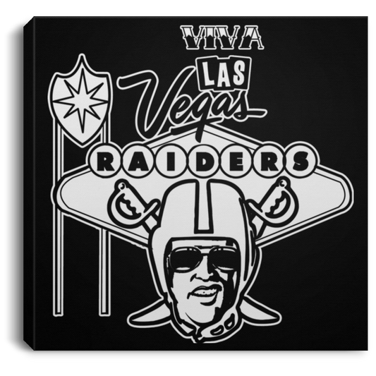 ArtichokeUSA Custom Design. Las Vegas Raiders. Las Vegas / Elvis Presley Parody Fan Art. Let's Create Your Own Team Design Today. Square Canvas .75in Frame