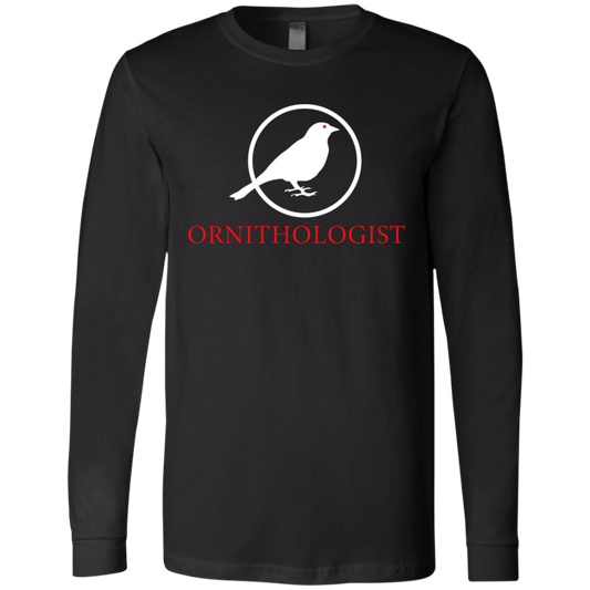 OPG Custom Design # 24. Ornithologist. A person who studies or is an expert on birds. Jersey Long Sleeve T-Shirt