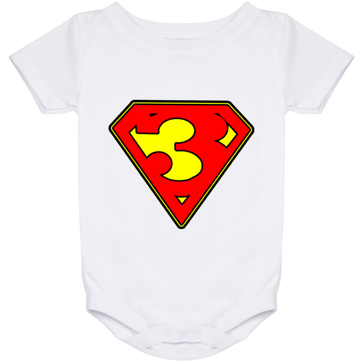 The GHOATS Custom Design. #38 Super 3. APA League. Baby Onesie 24 Month