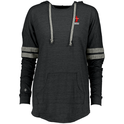 OPG Custom Design #16. Get My Nine.  Male Version. Ladies Hooded Low Key Pullover