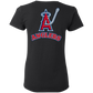 ArtichokeUSA Custom Design. Anglers. Southern California Sports Fishing. Los Angeles Angels Parody. Ladies' Basic 100% Cotton T-Shirt