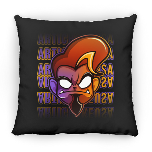 ArtichokeUSA Character and Font design. Let's Create Your Own Team Design Today. Arthur. Large Square Pillow