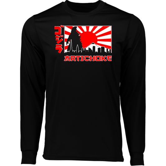 ArtichokeUSA Custom Design.  Fan Art Godzilla/Mecha Godzilla. Long Sleeve Moisture-Wicking Tee