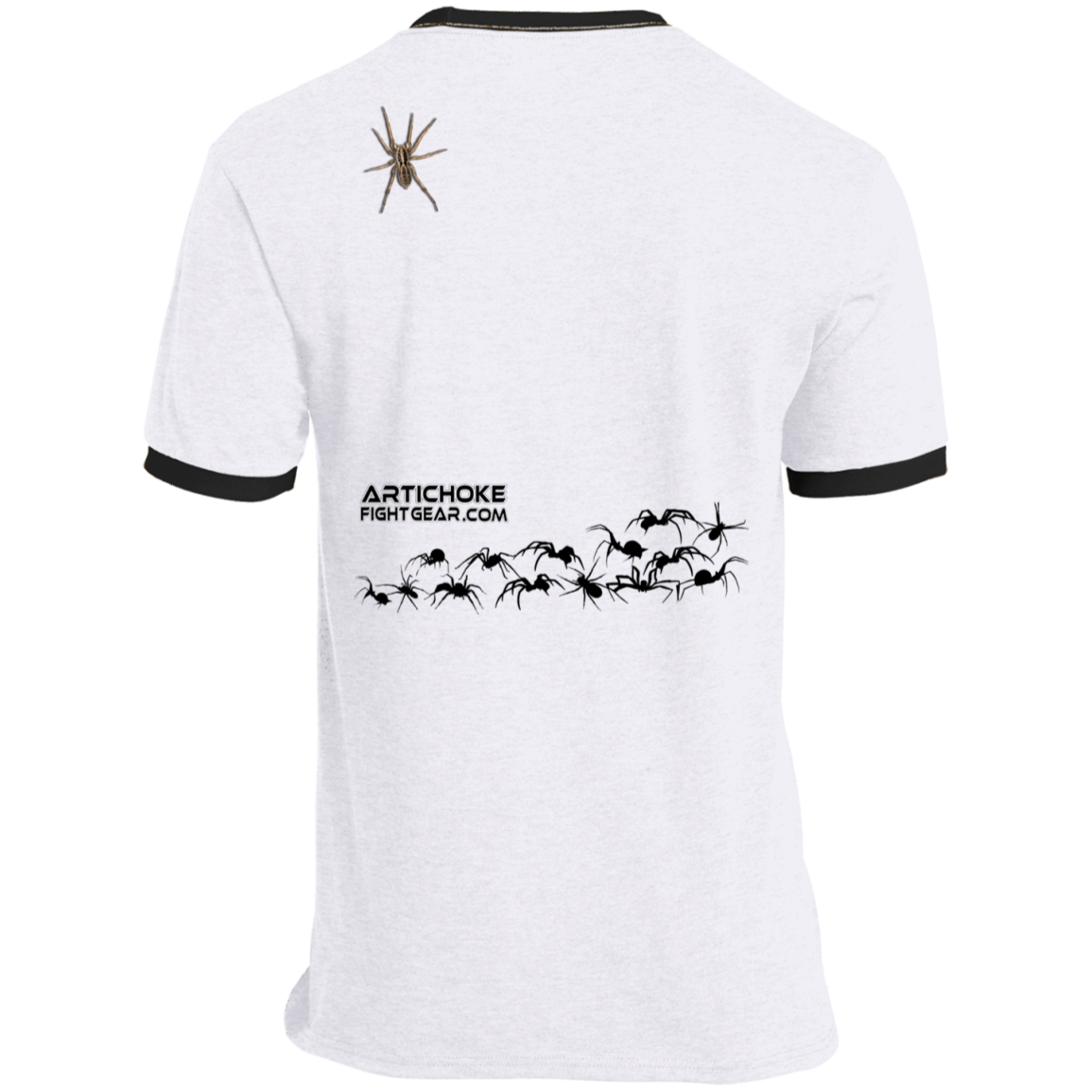 Artichoke Fight Gear Custom Design #1. Arachnophobia: Fear of Spiders. Spider Guard. It's a Jiu Jitsu Thing. Ringer Tee