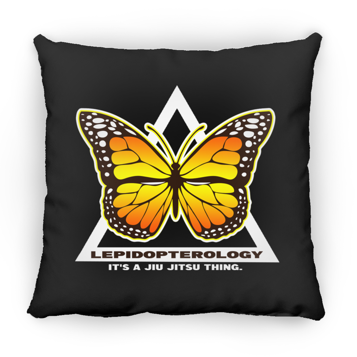 Artichoke Fight Gear Custom Design #6. Lepidopterology (Study of butterflies). Butterfly Guard. Large Square Pillow