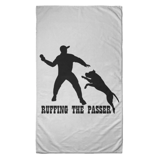 ArtichokeUSA Custom Design. Ruffing the Passer. Pitbull Edition. Male Version. Towel - 35x60