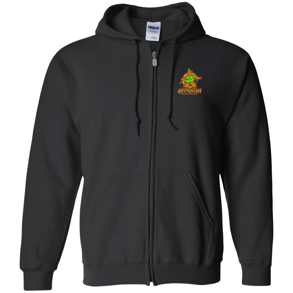 ArtichokeUSA Character and Font Design. Let’s Create Your Own Design Today. Winnie. Zip Up Hooded Sweatshirt