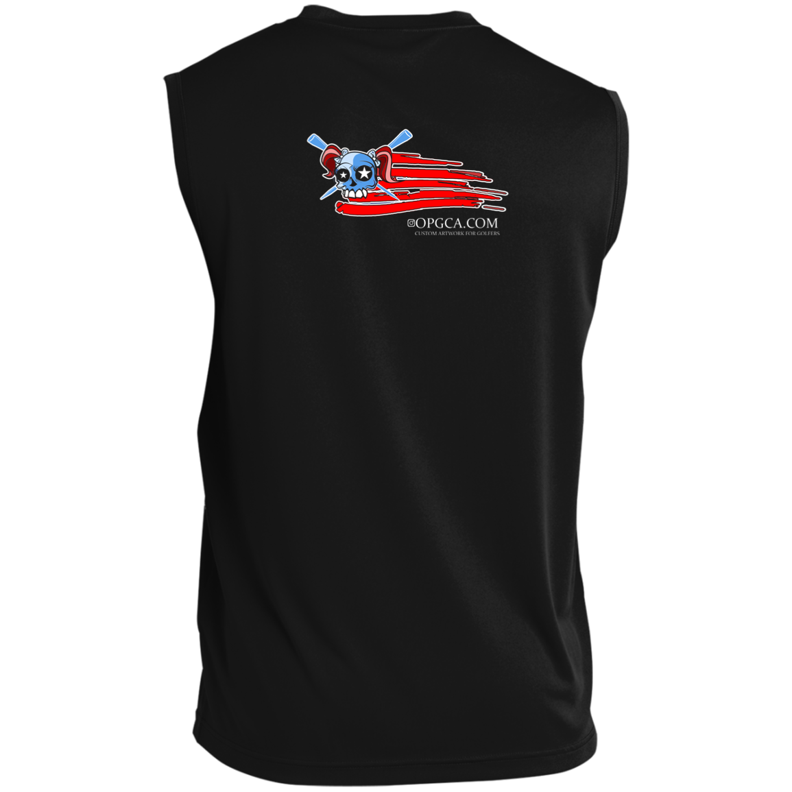 OPG Custom Design #12. American Golfer. Female Edition. Men’s Sleeveless