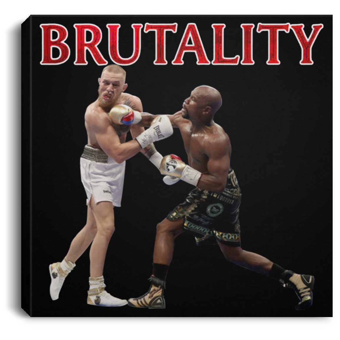 Artichoke Fight Gear Custom Design #10. Brutality. Mortal Kombat Parody. MMA.  Square Canvas .75in Frame