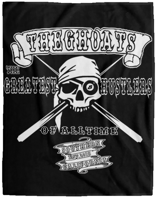 The GHOATS Custom Design. #4 Motorcycle Club Style. Ver 2/2. Fleece Blanket - 60x80