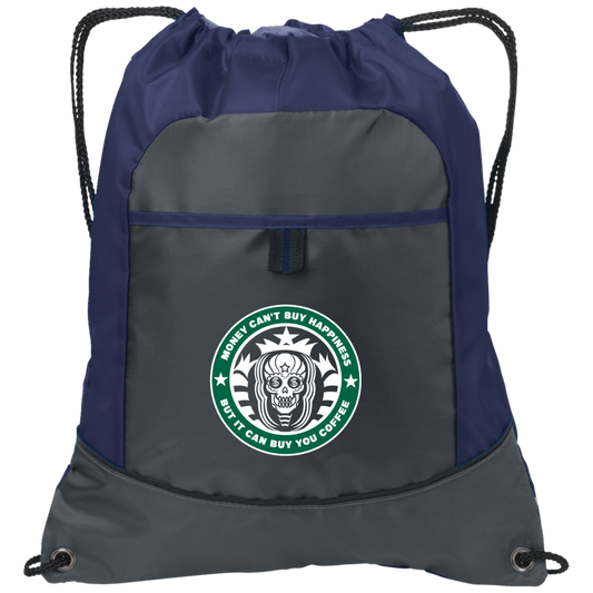ArtichokeUSA Custom Design. Money Can't Buy Happiness But It Can Buy You Coffee. Pocket Cinch Pack