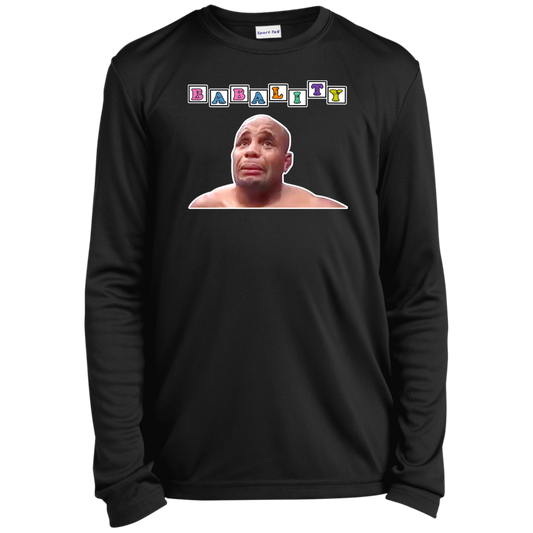 Artichoke Fight Gear Custom Design #3. Babality. Youth Long Sleeve Performance Tee