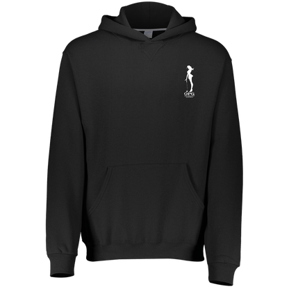 OPG Custom Design #10. Lady on Front / Flag Pole Dancer On Back. Youth Dri-Power Fleece Hoodie