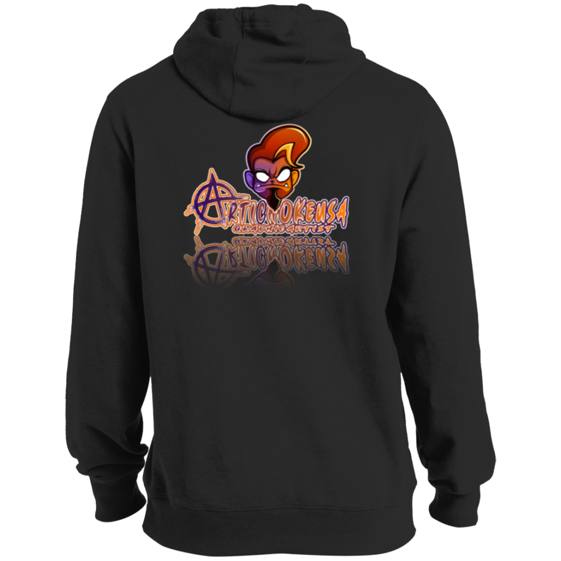 ArtichokeUSA Character & Font Design #1. Let's Design Your Own Design Today. Soft Pullover Hoodie