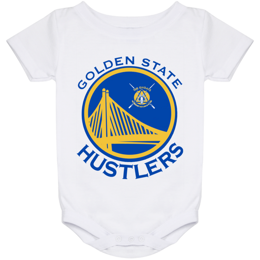 The GHOATS Custom Design. #12 GOLDEN STATE HUSTLERS.	Baby Onesie 24 Month