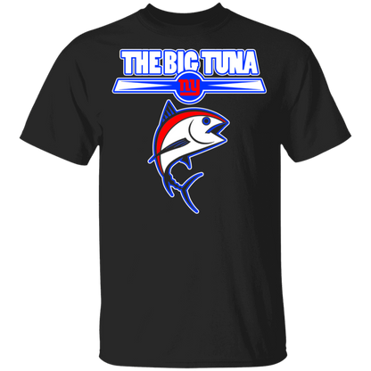 ArtichokeUSA Custom Design. The Big Tuna. Bill Parcell Tribute. NY Giants Fan Art. Youth 5.3 oz 100% Cotton T-Shirt