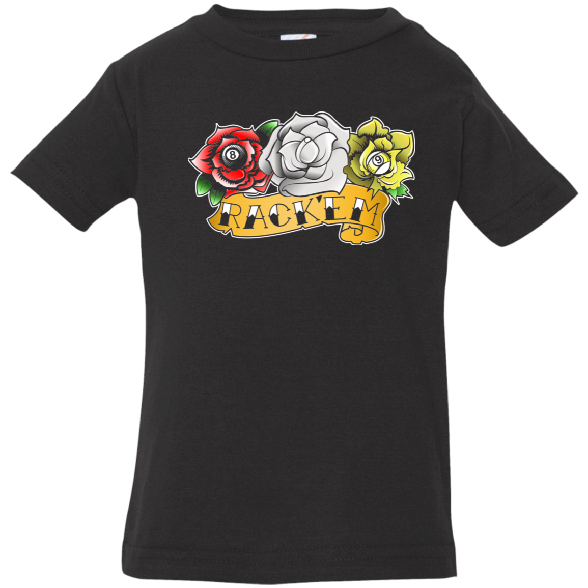 The GHOATS Custom Design. #28 Rack Em' (Ladies only). Infant Jersey T-Shirt