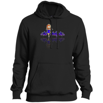 ArtichokeUSA Character and Font Design. Let’s Create Your Own Design Today. Blue Girl. Soft Pullover Hoodie