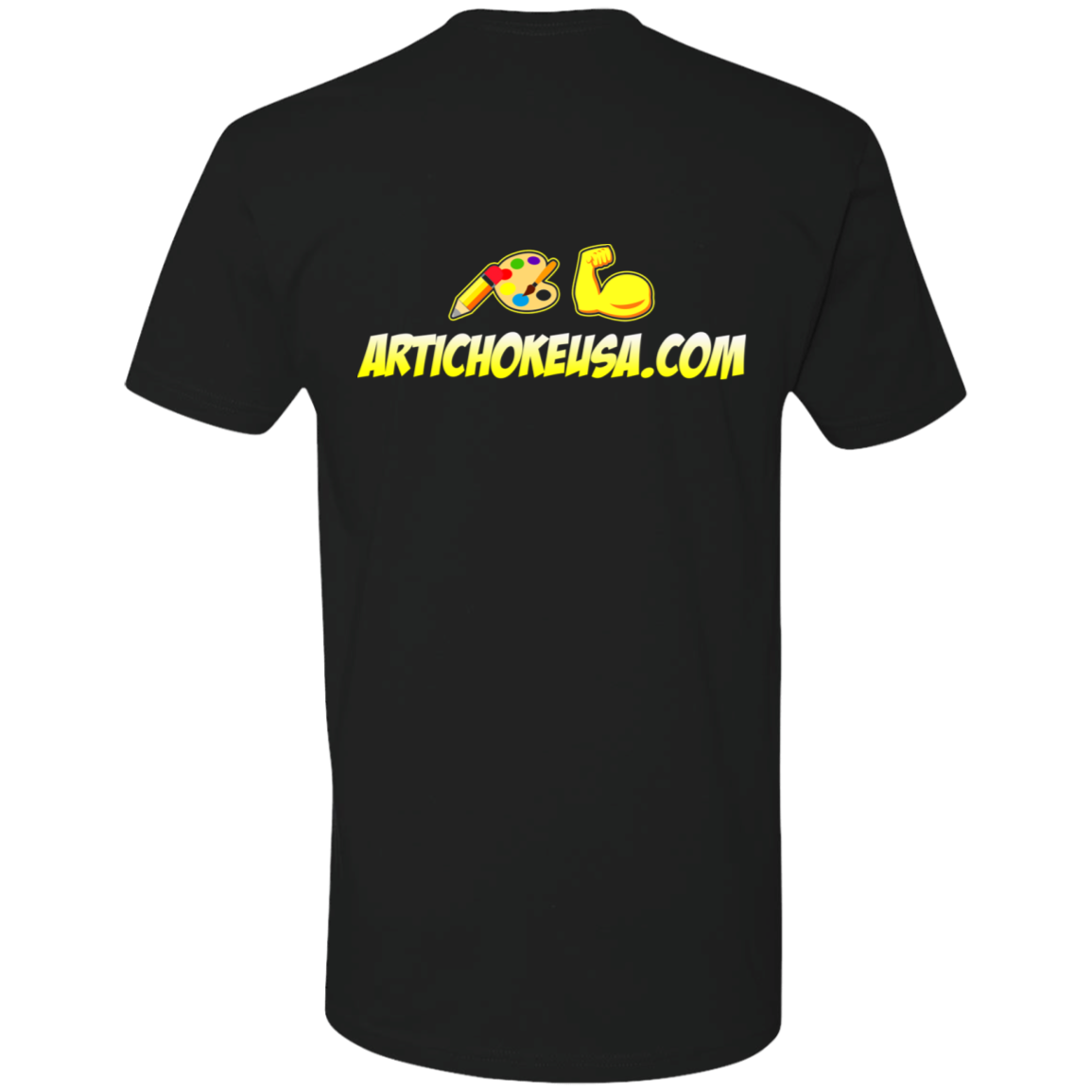 ArtichokeUSA Custom Design. Art Strong. Men's Premium Short Sleeve T-Shirt