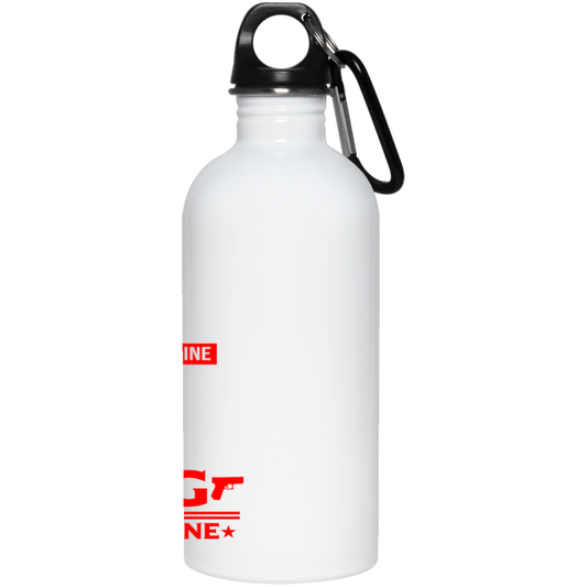 OPG Custom Design #16. Get My Nine. Male Version. 20 oz. Stainless Steel Water Bottle