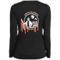 OPG Custom Design #23. Hack N Slice Golf. Freddy and Jason Fan Art. Ladies’ Long Sleeve Performance V-Neck Tee