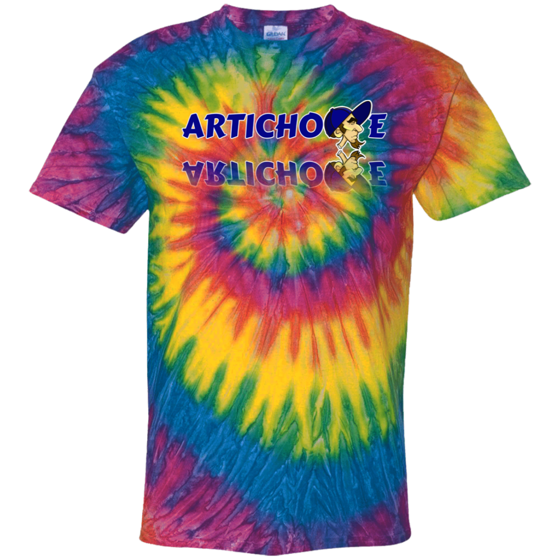 ZZ#20 ArtichokeUSA Characters and Fonts. "Clem" Let’s Create Your Own Design Today. Youth Tie Dye T-Shirt