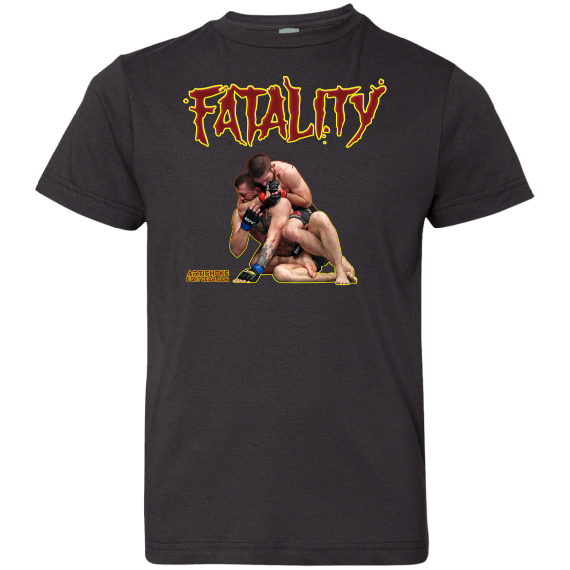 Artichoke Fight Gear Custom Design #21. FATLAITY! Youth Jersey 100% Combed Ringspun Cotton T-Shirt