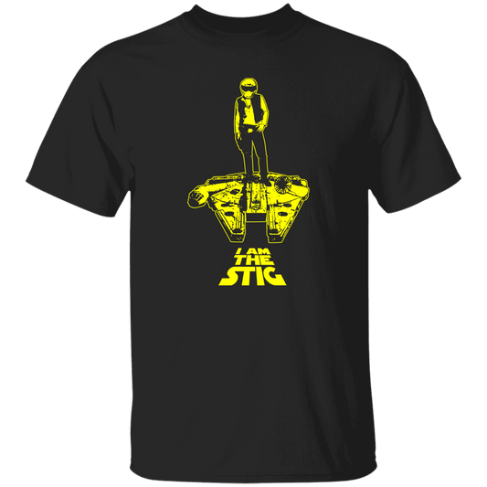 ArtichokeUSA Custom Design. I am the Stig. Han Solo / The Stig Fan Art. 5.3 oz. T-Shirt