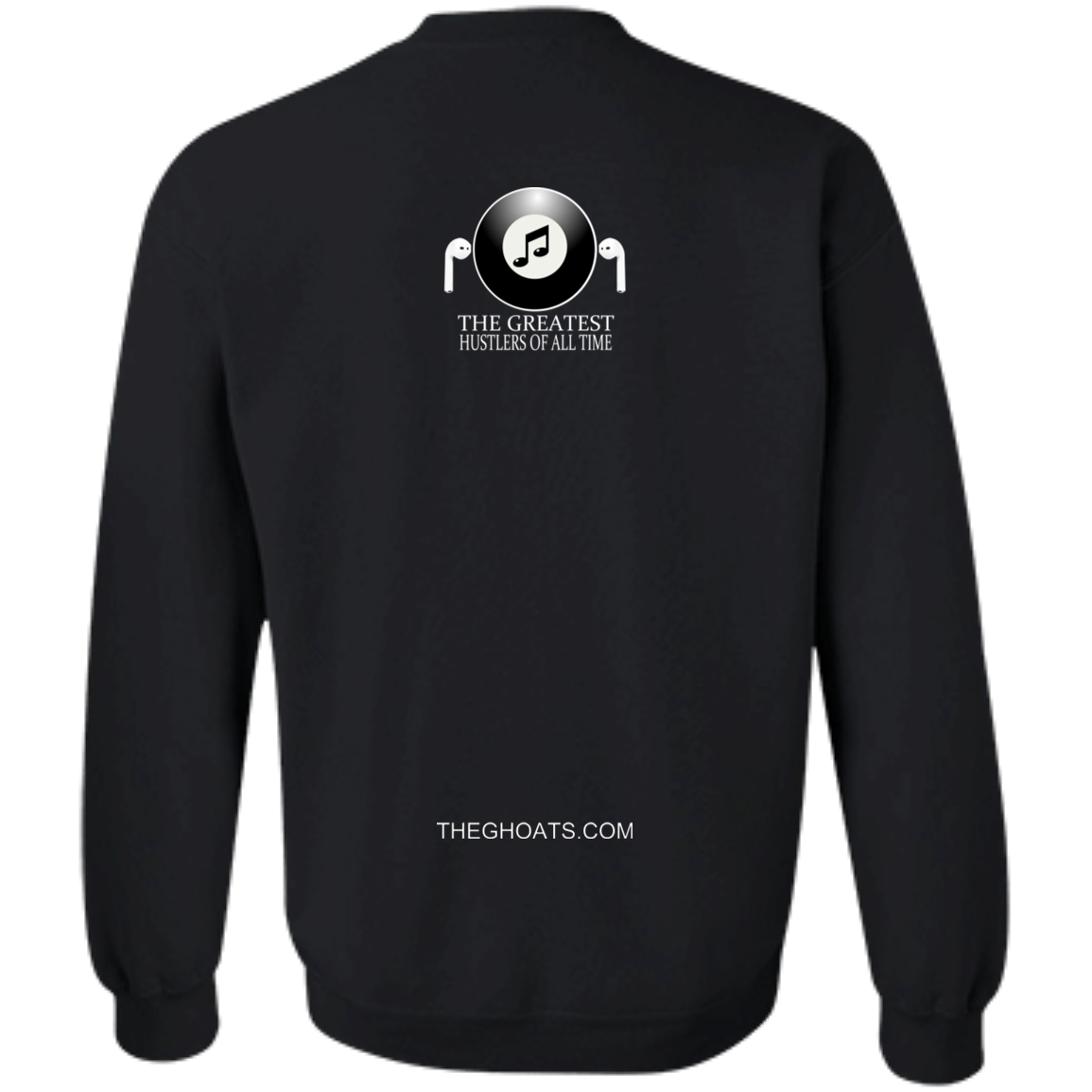 The GHOATS Custom Design. #19 Pool & Music. Crewneck Pullover Sweatshirt