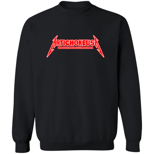 ArtichokeUSA Custom Design. Metallica Style Logo. Let's Make One For Your Project. Crewneck Pullover Sweatshirt