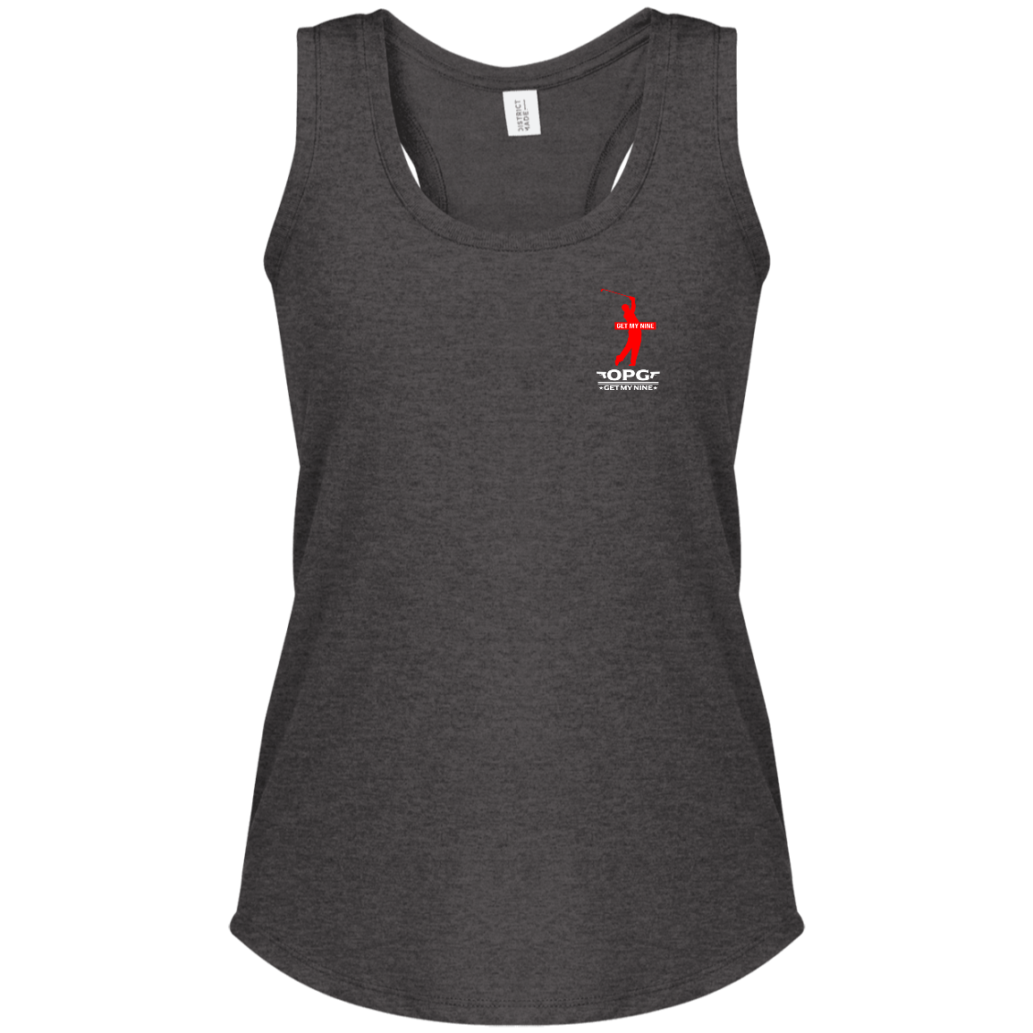 OPG Custom Design #16. Get My Nine.  Male Version. Ladies' Perfect Tri Racerback Tank