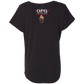 OPG Custom Design #14. Golf California. California State Flag. Ladies' Triblend Dolman Sleeve