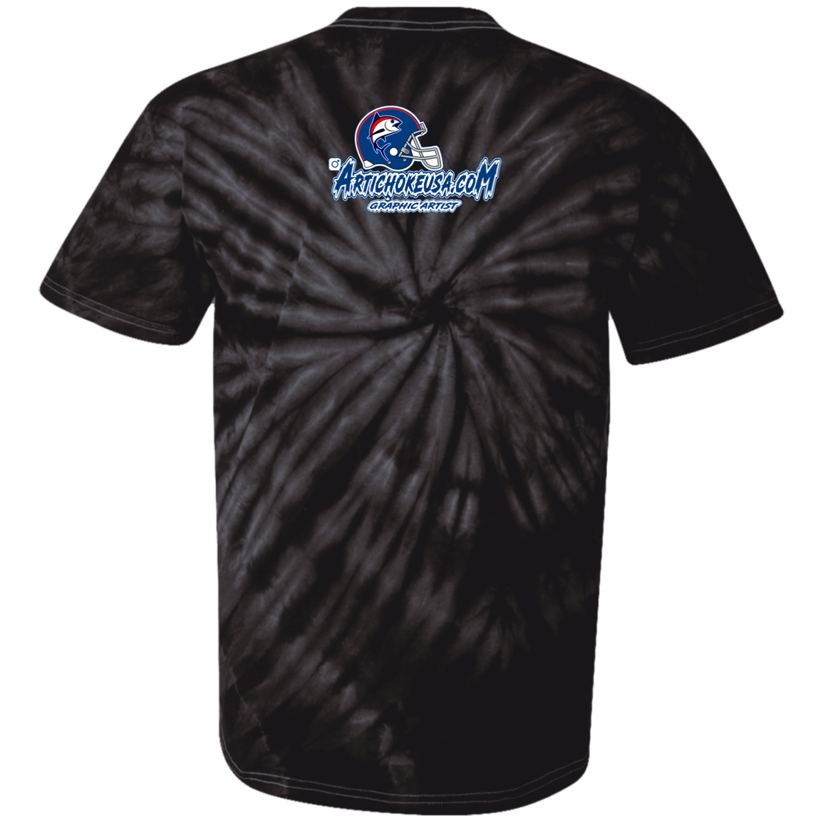 ArtichokeUSA Custom Design. The Big Tuna. Bill Parcell Tribute. NY Giants Fan Art. 100% Cotton Tie Dye T-Shirt