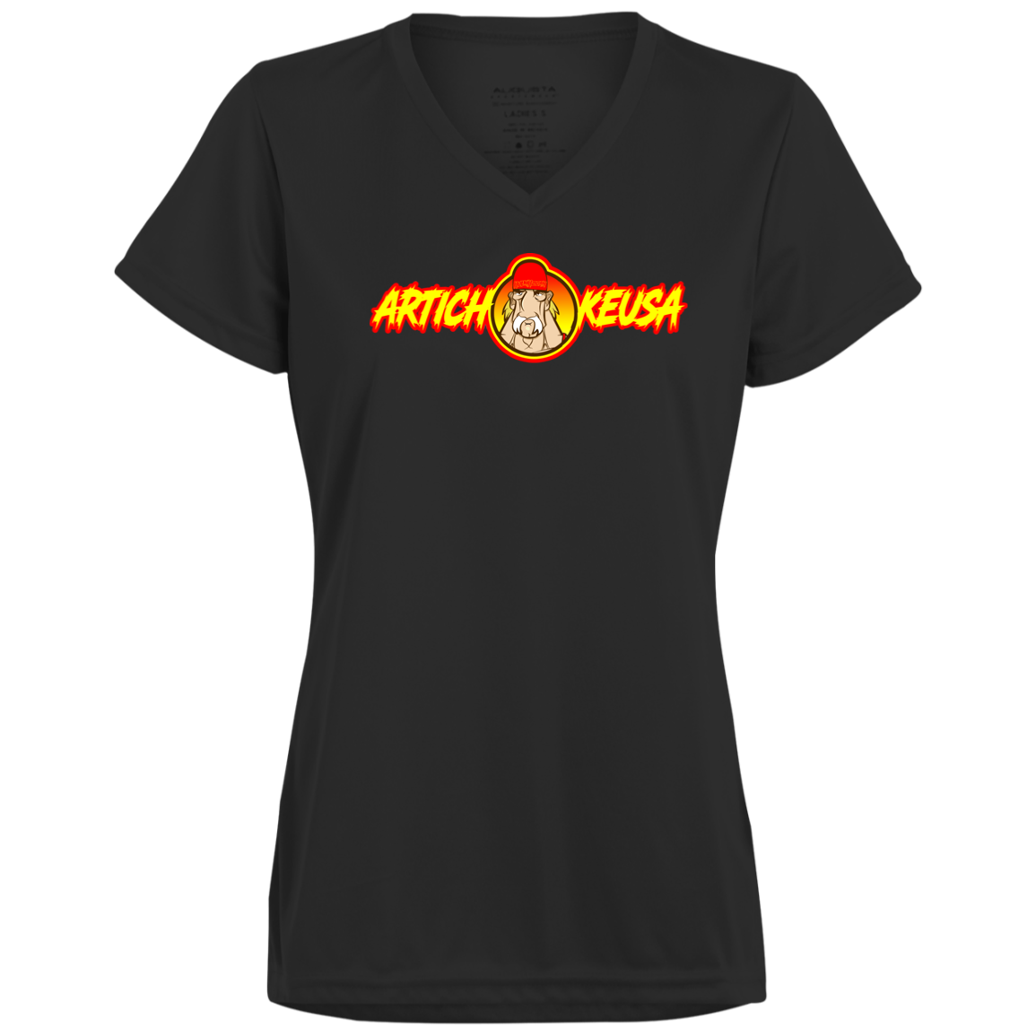 ArtichokeUSA Character and Font Design. Let’s Create Your Own Design Today. Fan Art. The Hulkster. Ladies’ Moisture-Wicking V-Neck Tee