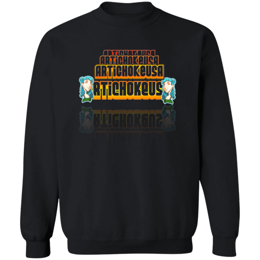 ArtichokeUSA Characters and Fonts. "Shelly" Let’s Create Your Own Design Today. Crewneck Pullover Sweatshirt