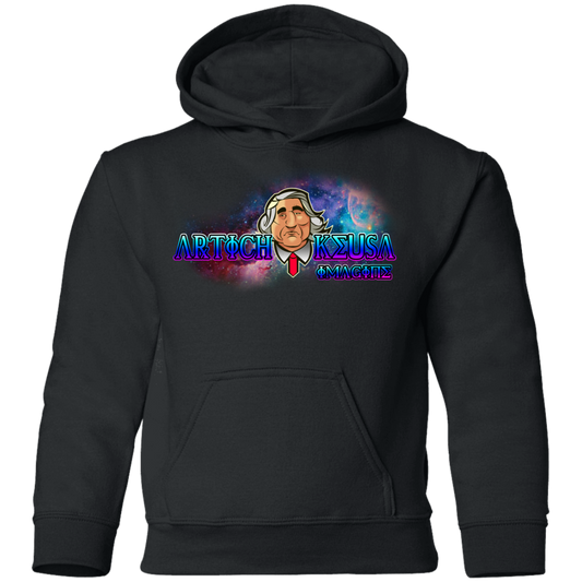 ArtichokeUSA Character and Font design. Michio Kaku Fan Art. Let's Create Your Own Design Today. Youth Hoodie
