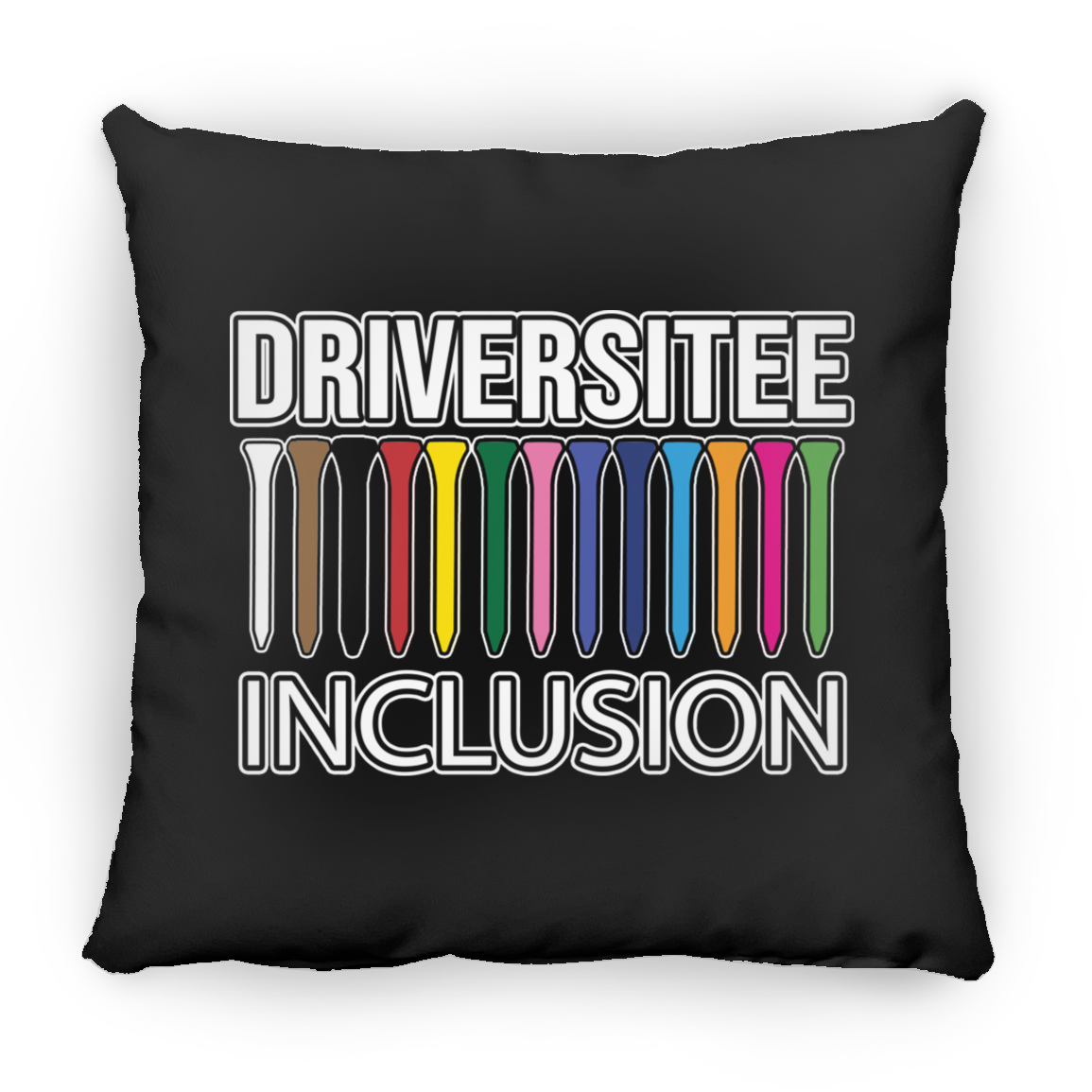ZZZ#06 OPG Custom Design. DRIVER-SITEE & INCLUSION. Large Square Pillow